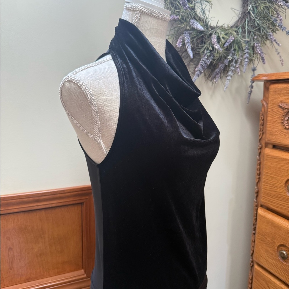 Sincerely Jules Black Velvet Bodysuit